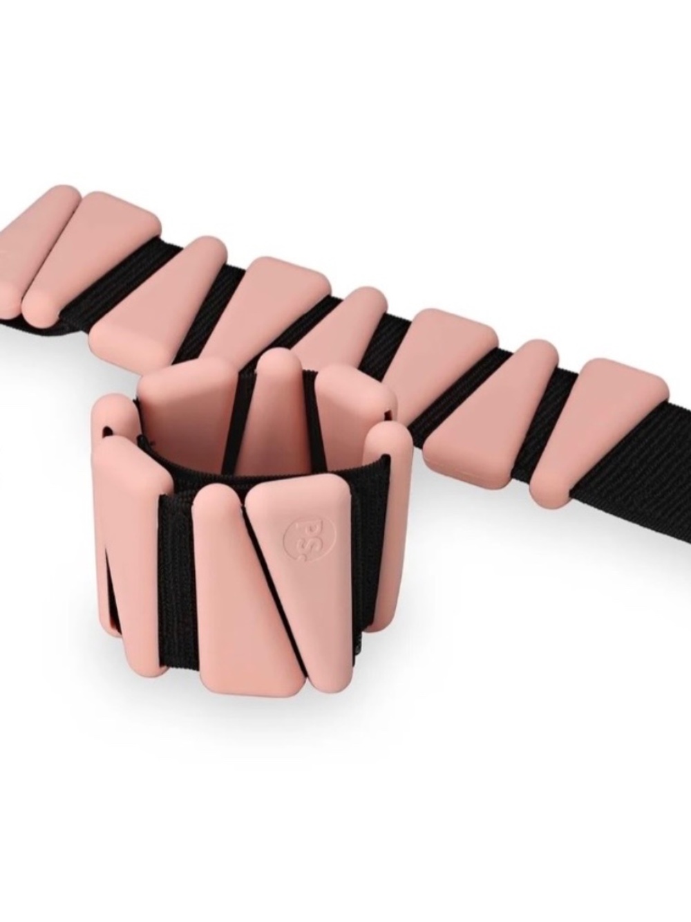 New in Box Popsugar Set of Two 1lb Wrist Ankle Weights No Slide Design Silicone